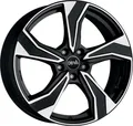 18 Zoll Alufelge DBV VENEZIA KB 7,5x18 5/112 ET48 schwarz, poliert Felge