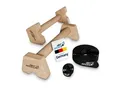 ArtSport Liegestützgriffe aus Holz L - Calisthenics, Parallettes, Liegestütz Barren, Indoor, Outdoor