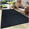 OTTO home Teppich Anna, auch als Läufer erhältlich, rechteckig, Höhe: 3 mm, In- und Outdoor geeignet, Sisal-Optik, Wetterfest & UV-beständig schwarz 160 cm x 230 cm x 3 mm