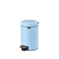 Brabantia NewIcon Treteimer, Mülleimer, Abfalleimer, Stahl, Dreamy Blue, 3 L