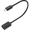 Wozinsky WOTGY1S USB-C 3.0 (männlich) - USB-A 3.0 (weiblich) OTG Adapter - Schwarz (0.17 m, USB 1.1, USB 2.0, USB 3.0, 5 W) (1409315874)