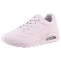 Skechers Street Uno - Stand on Air Sneaker Freizeitschuh, Halbschuh, Schnürschuh mit Memory Foam rosa 39 EU
