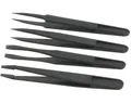 Kunststoff Pinzettenset, 4-tlg. - säurebeständig, antistatisch - (PZ84) - NEU