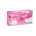 ARNOMED Nitril Magnolia Pink Einmalhandschuhe, puderfrei, pink 387-XS , 1 Packung = 100 Stück, Größe XS