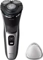 Philips Rasierer S3143/00 Series 3000 | Elektrorasierer | Nass- & Trockenrasur | Flex-Scherköpfe | 60 Min Akku