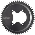 Wolf Tooth Shimano GRX Aero-Kettenblatt, 110 BCD Asymmetric, 4-Loch, 52 Z., Drop-Stop ST, black (52) (41452291)
