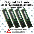 128 GB (4x 32 GB) RDIMM ECC DDR4-2933 HP HPE ProLiant DL380 DL385 Gen10 G10 RAM