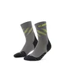 CEP RUN EDT ELLIPTIC MID CUT LAUFSOCKEN HERREN – Atmungsaktive Kompressionssocken Herren für Training & Lauf – Leistungsstarke leichte Sportsocken – Dark Grey/Lime