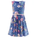happy girls Sommerkleid Mädchenkleid blau 116 EU