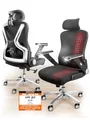 CLOUVOU PowerSeat Bürostuhl Ergonomisch [TESTSIEGER] Schreibtischstuhl 100% individuell einstellbar | Büro Stuhl & Gaming Stuhl | Computerstuhl Home Office Chair Ergonomic | Drehstuhl 200 kg
