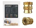 Ruthex M2 threaded insert – Rx-M2x4 - 70 pcs GE-M2x04-001