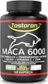 MACA Kapseln hochdosiert + extra stark - 120 Kapseln, Maca Pulver Extrakt, Tribulus terrestris, Pinienrinde, natürliches Vitamin C, Selen, Zink trägt zum Erhalt eines normalen TESTOSTERON SPIEGELS bei