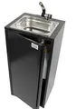 Mobiles Handwaschbecken Waschbecken Verkaufsstand Marktstand Imbiss Wasserversorgung Food Truck Anthrazit (N) (ad-ideen)
