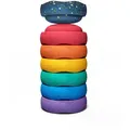 Stapelstein® - Original Mini, Spring Special rainbow classic (7er-Set)