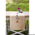 VERVACO Stickpackung Kreuzstich Set Vorgedruckt Tischläufer Spielerische Kätzen Stickdecken Vorgezeichnet Basteln Erwachsene Kreativ Stickläufer zum Selbersticken 40 x 100 cm Stickset