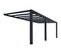 Palram - Canopia Aluminium Terrassenüberdachung Stockholm Anthrazit 341x660x324 cm