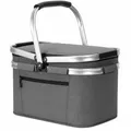 Kühltasche Isoliert Picknickkorb Thermo Faltbar Einkaufskorb Polyester