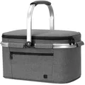 Faltbare Isolierte Kühltasche 2 Personen Aluminiumrahmen 38x24x