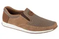 Halbschuhe Herren, Rieker Moccasins, Braun