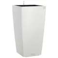 LECHUZA Pflanzgefäß "CUBICO", BxHxT: 22 x 41 x 24 cm, weiß - weiss
