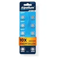 AG3 / LR41 / 736 Knopfzellen - 10 Stück, Alpalium Alkaline, Uhrenbatterien