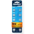 AG3 LR41 Knopfzelle Uhrenbatterie 736 Alkaline Batterie Alpalium 10 Stück