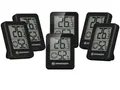 BRESSER Hygrometer ClimaTemp Indicator 6er Set schwarz