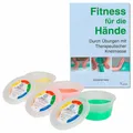 Theraflex Therapie-Knetmasse Therapieknete Therapie Knete 85g 3er Set inkl. Buch