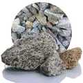 Granit Gabionensteine gelb-grau 60-120 mm - 25 kg Sack