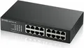 ZyXEL GS1100-16 - Unmanaged - Gigabit Ethernet (10/100/1000) - Rack-Einbau - Wandmontage