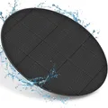 tillvex® Whirlpool Unterlage rund Schwarz 196 cm | Bodenmatte Poolunterlage Matte für Outdoor Whirlpools | Thermo Bodenschutzmatte Pool Untergrund | Bodenschutz Bodenplatte schützt & isoliert