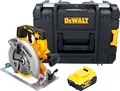 DeWalt DCS 570 NT Akku Handkreissäge 18 V 184 mm Brushless + 1x Akku 5,0 Ah + TSTAK - ohne Ladegerät