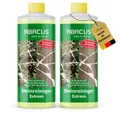 ABACUS Steinreiniger Extrem, Flechtenentferner, Steinreiniger Intensiv außen Grünbelagentferner (Entfernt sofort Algen, Schmutz, Grünbelag und Flechten, [- 2x1000ml Steinreiniger Extrem mit Sofortwirkung)