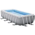 INTEX Rechteckpool "Prism Quadra", Rechteckig, BxLxH: 200x400x100 cm, hellgrau