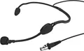 MONACOR 236040 HSE-70WP Spritzwassergeschütztes Elektret-Kopfbügelmikrofon IPX4 schwarz