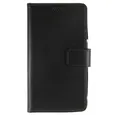 Handytasche Book Case Handyhülle für Samsung Galaxy Note 4 Schwarz Leder 425071055 (Book Cover)