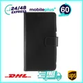 Book Case Handyhülle für Samsung Galaxy Note 4 Schwarz Leder 4250710555772