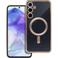 ELECTRO MAG COVER Handyhülle kompatibel mit MagSafe passend für SAMSUNG A55 gold - Gold