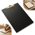 Holz Clipboard Schwarz A4 Mit Goldenem Clip