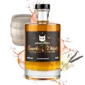 BÖSER KATER Bourbon Whisky | Fassgelagert & handgemacht | Das perfekte Geschenk für jeden Anlass | Einzigartig vollmundiger Geschmack | Noten von Karamell, Honig & Vanille 0,5l 40% Vol.