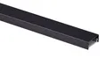 Kabelkanal Alu eckig schwarz 115x3,7cm Kabelabdeckung Kabelschacht Außentauglich
