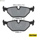 BREMSBELAGSATZ SCHEIBENBREMSE 2099501 FÜR WIESMANN BMW 3/Convertible/E0/E6/E4