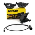 TEXTAR 2099501 Bremsbeläge + Wako für BMW 3er E36 M3 3.0 3.2 286-321 PS hinten