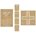 partydeco Spiel, Spielesammlung Kinderspiele zur Hochzeit 23tlg. Set natur braun beige