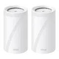TP-Link Deco BE85 Wi-Fi 7 Mesh WLAN-Set, BE19000 Tri-Band-Router und Repeater (10 Gbit/s Ethernet/Glasfaser-Port, 19 Gbps Wi-Fi-Geschwindigkeit, WPA3, 320 MHz Kanäle, 6 GHz)