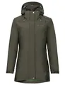 VAUDE Idris III 3-in-1 Parka Damen – Damen-Winterjacke wasserdicht, winddicht & atmungsaktiv mit Eco-Finish, Damen-Doppeljacke mit wärmender Hybrid-Innenjacke – in Khaki, Größe: 40