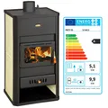 Wasserführender Kaminofen Holzofen Prity S3W13 5.1 + 9.9 kw EEK-A