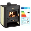 Wasserführender Kaminofen Holzofen Prity WD W15  7 + 12 kw EEK-A