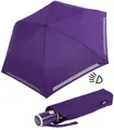 iX-brella Taschenregenschirm für Kinder Safety Reflex mit Auf-Zu-Automatik, kräftige Farben mit reflektierenden Streifen