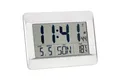 TFA Dostmann Funkwanduhr digitale Wanduhr TFA 60.4519 mit Datum, Wochentag und Innentemperatur